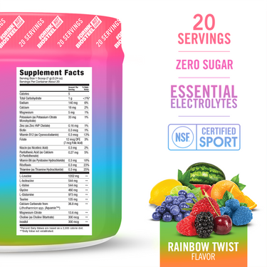 HYDRATION MIX / Rainbow Twist - 20 Servings